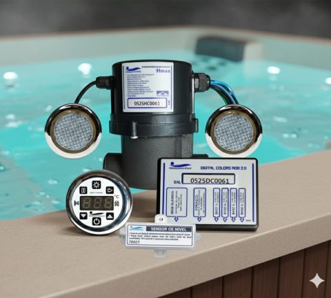 AQUECEDOR PARA PISCINA E BANHEIRA 5000WATS